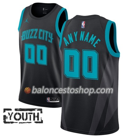 Camiseta Niños NBA Charlotte Hornets Personalizadas 2018-19 Jordan Brand City Edition Negro Swingman Camiseta Niños NBA Charlotte Hornets Personalizadas 2018-19 Jordan Brand City Edition Negro Swingman